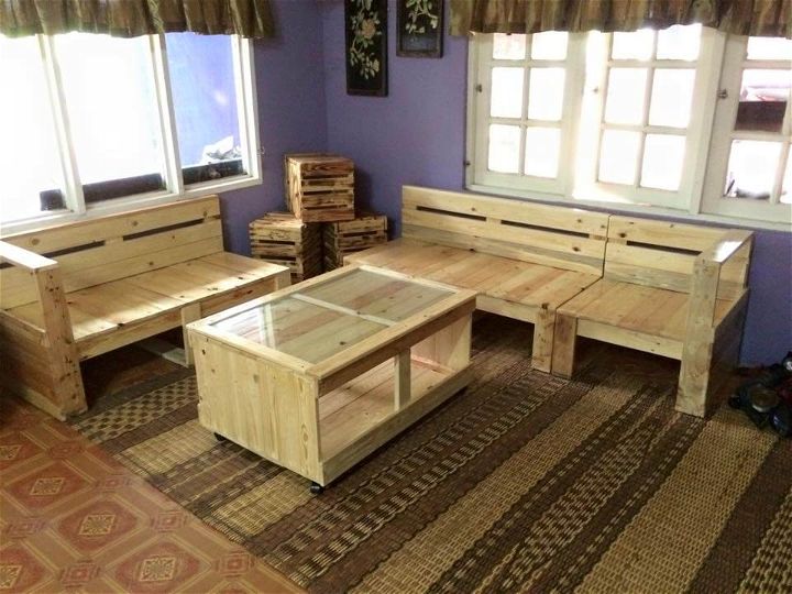 living room pallet furniture