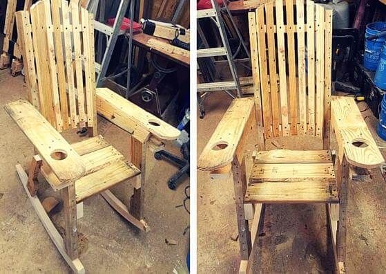 Pallet Rocking Chair